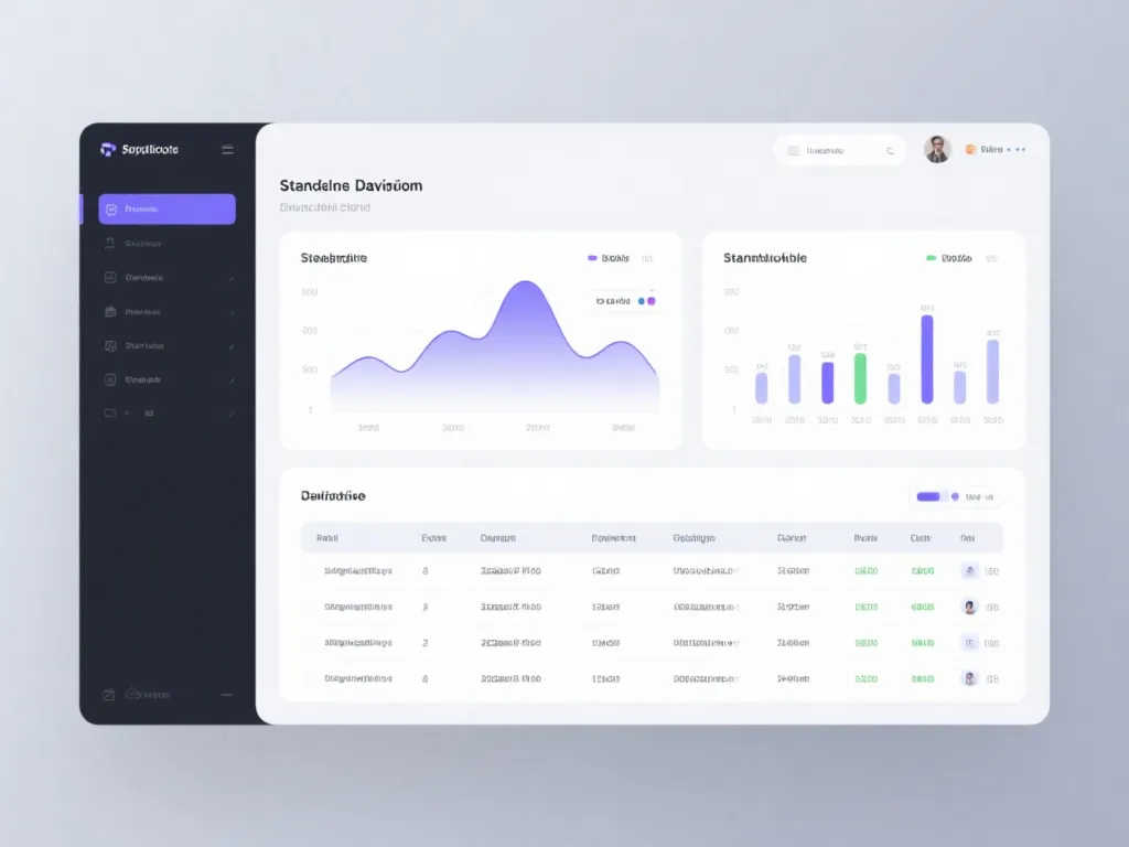 Data Analysis Dashboard Interface